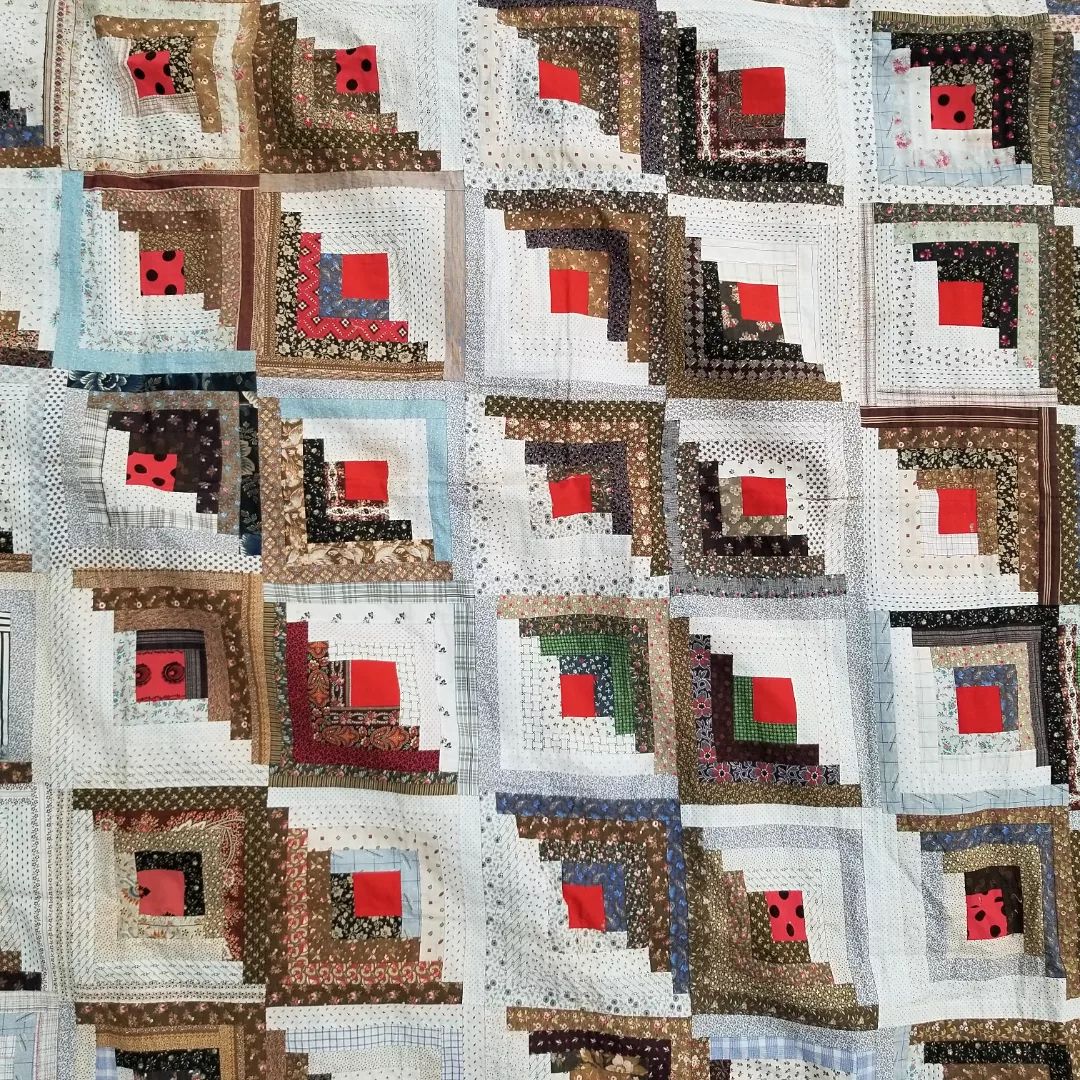 Log Cabin Coverlet