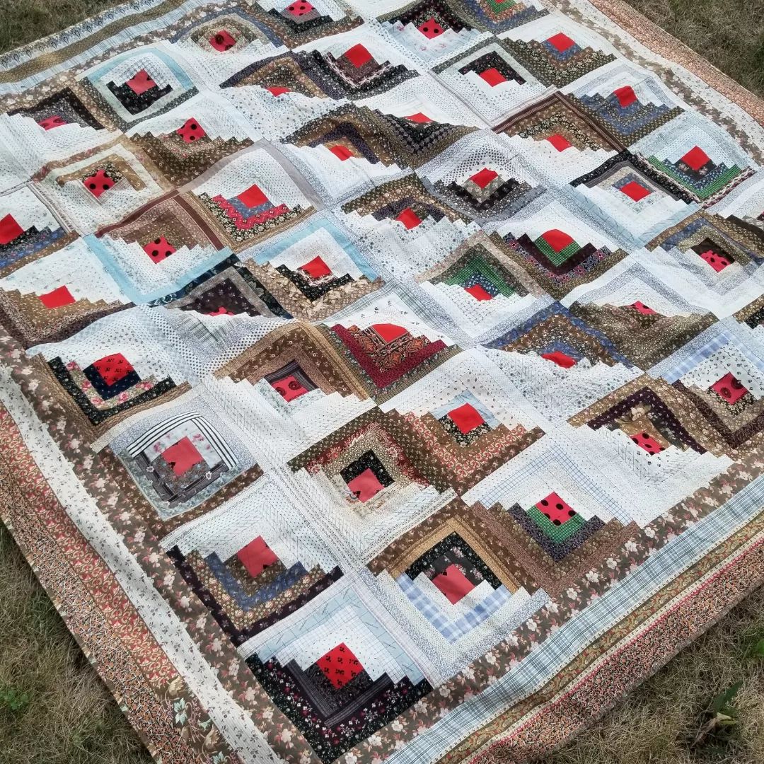 Log Cabin Coverlet