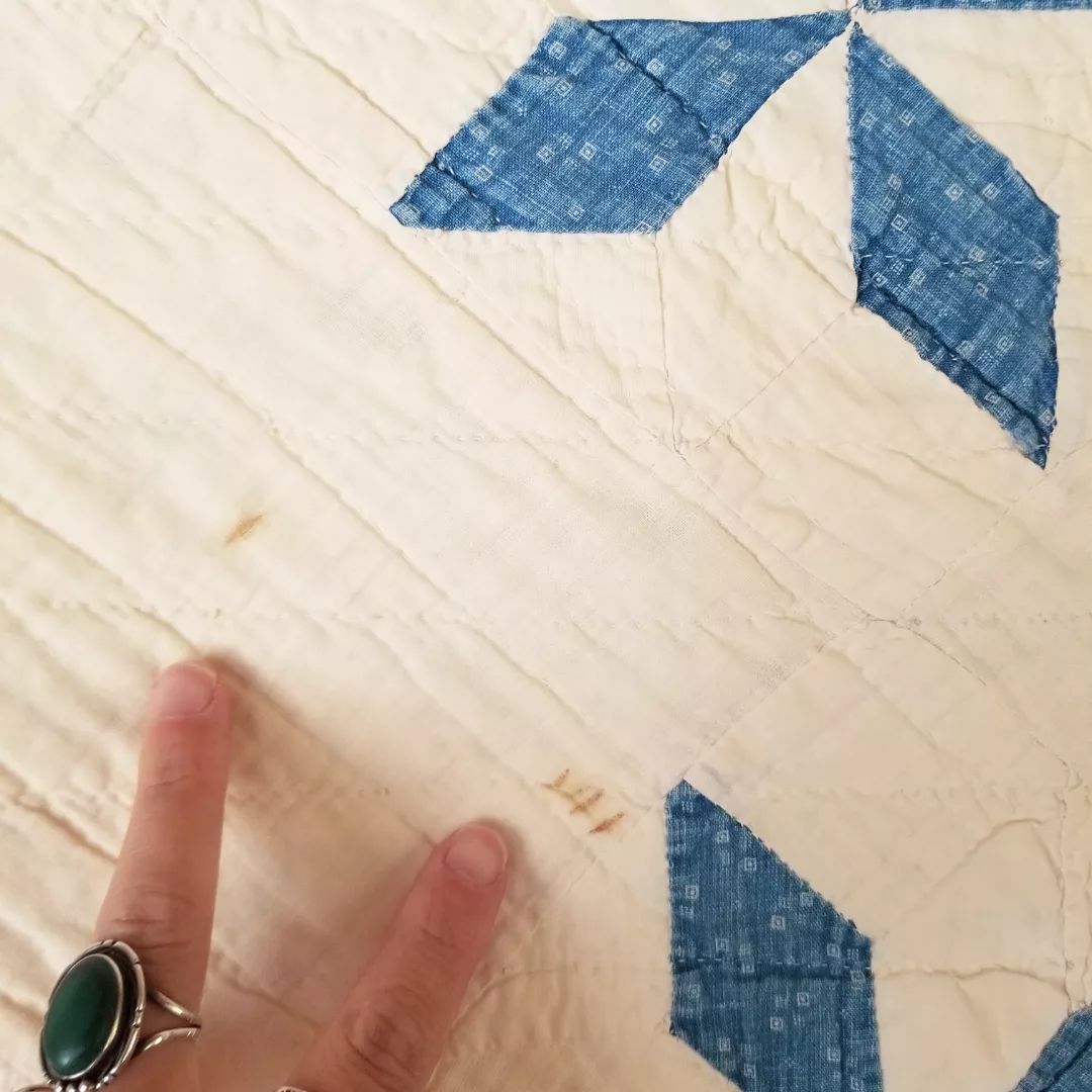 Indigo Pinwheel Quilt
