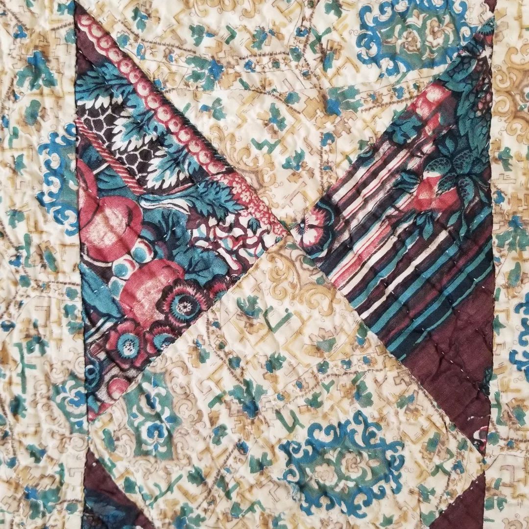 Early 1800s Chintz Quilt