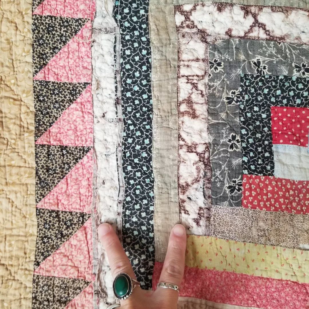 Log Cabin Crib Quilt