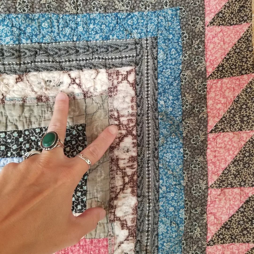 Log Cabin Crib Quilt