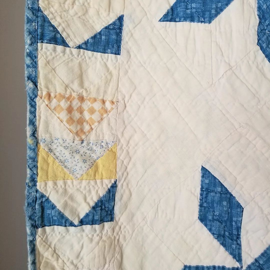 Indigo Pinwheel Quilt