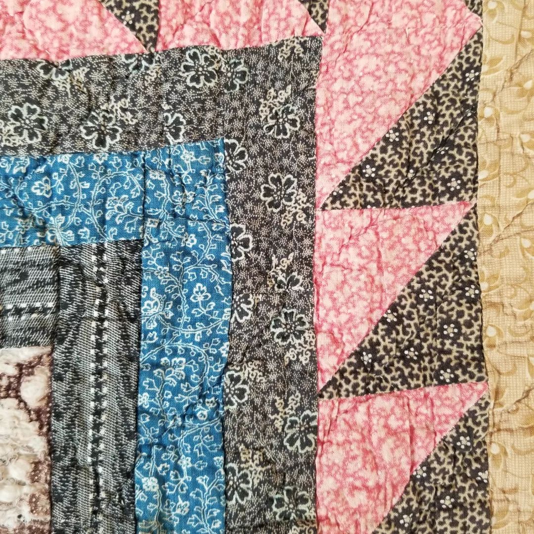 Log Cabin Crib Quilt