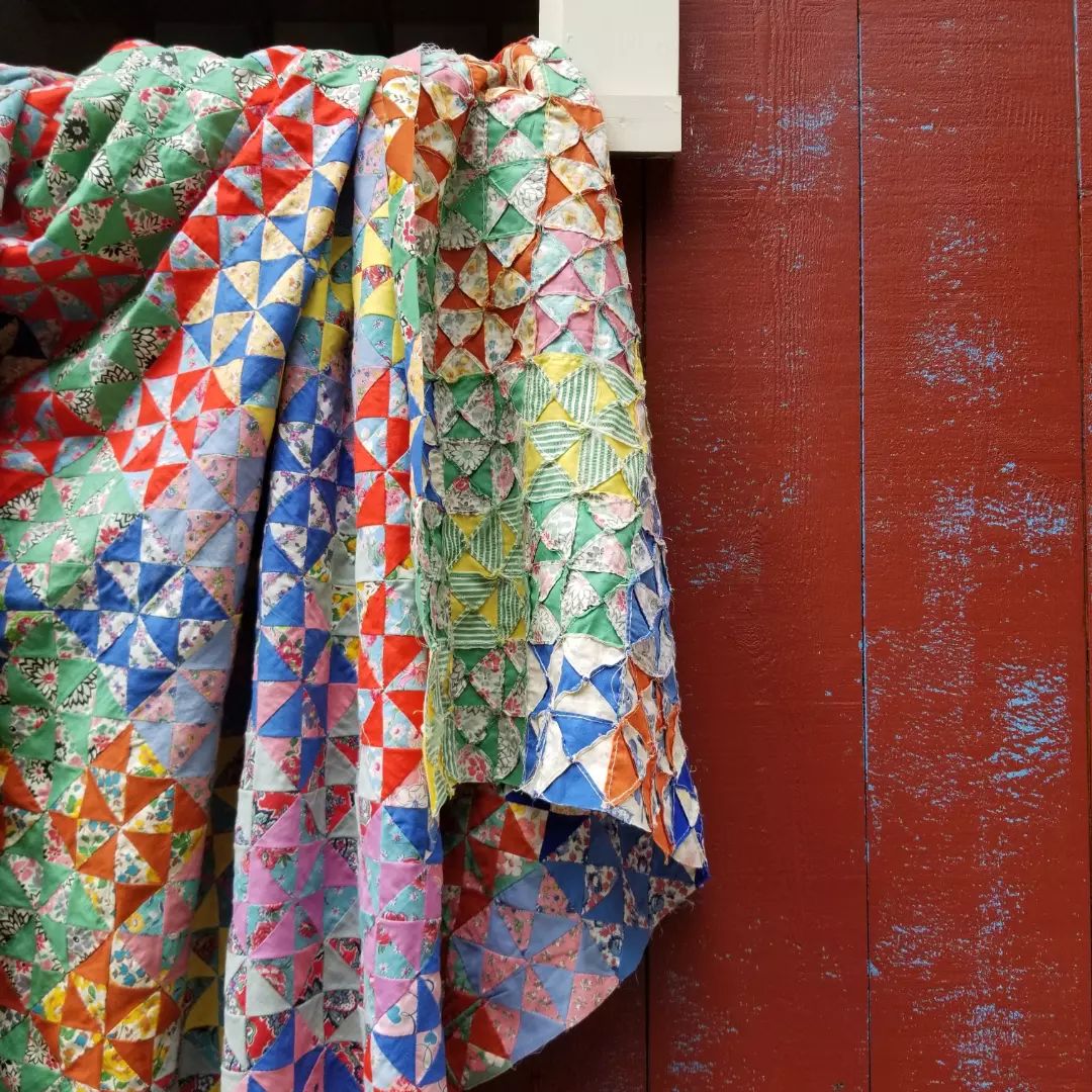 Hand Pieced Quilt Top