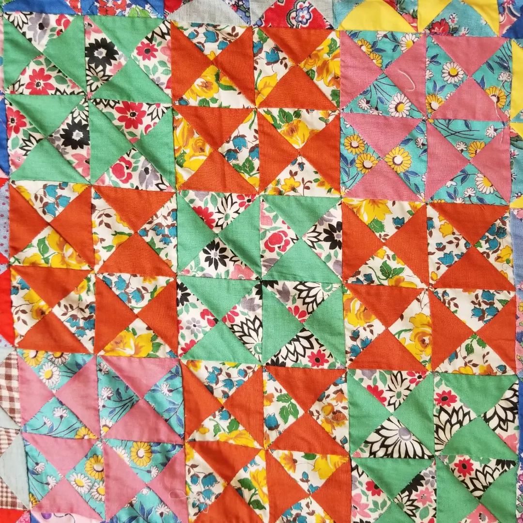 Hand Pieced Quilt Top