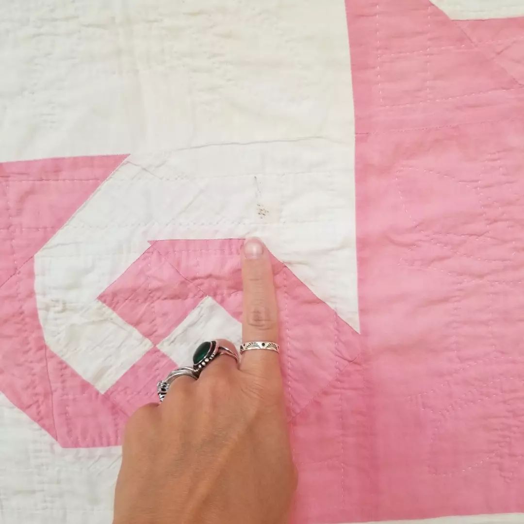 Pink and White Snail Trail