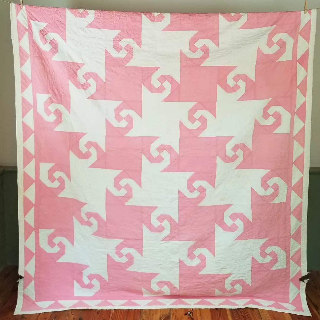 Pink and White Snail Trail