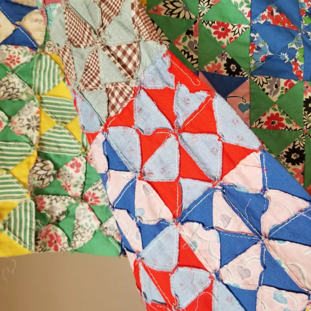 Hand Pieced Quilt Top