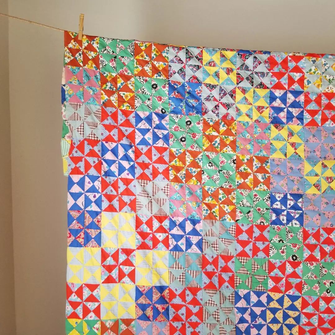 Hand Pieced Quilt Top