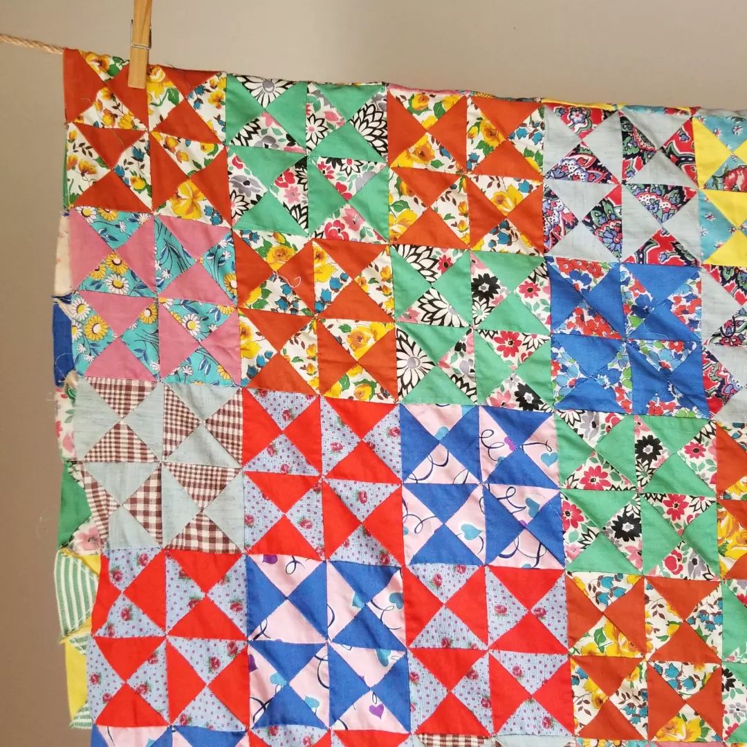 Hand Pieced Quilt Top