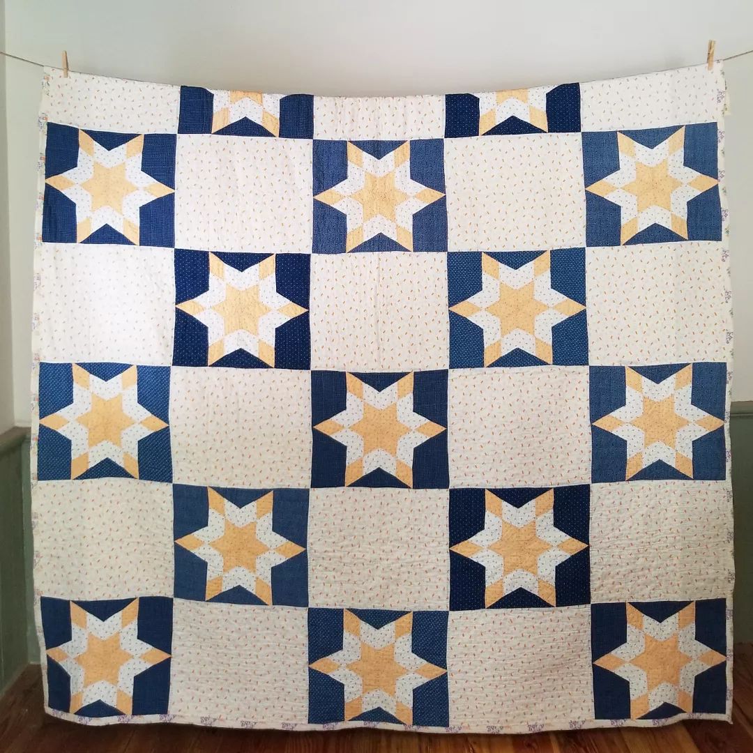 Indigo Star Quilt