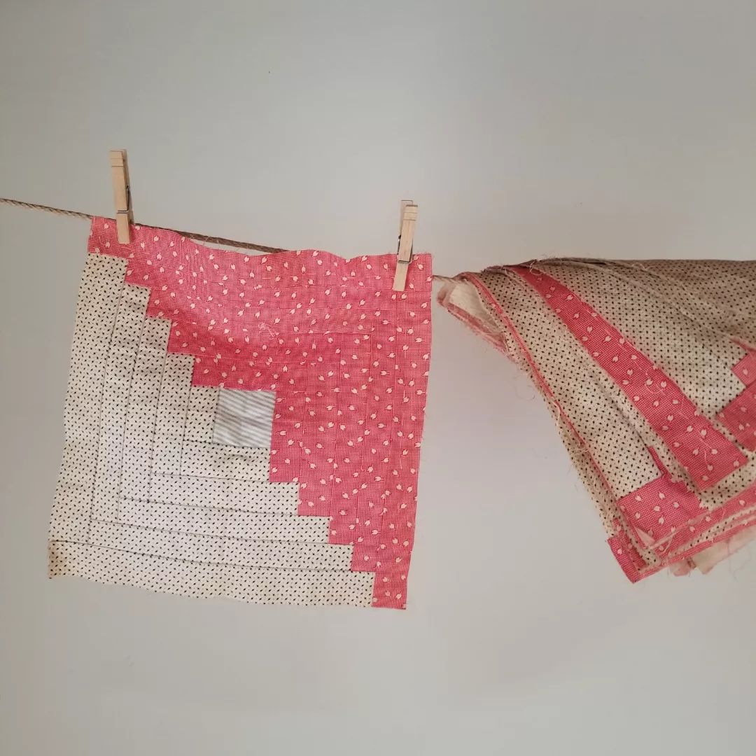 Loose Cabin Quilt Blocks