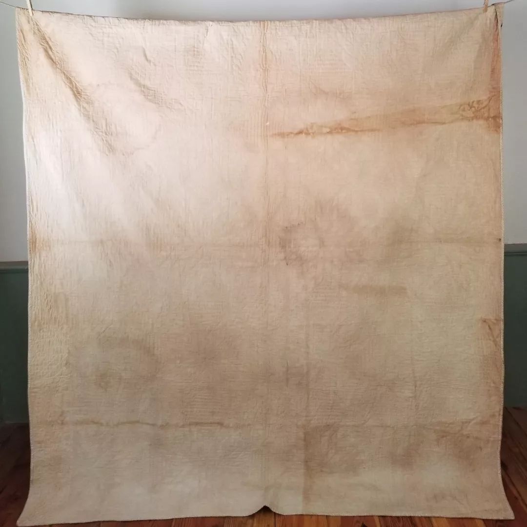Broken Star, Tea and Indigo Quilt