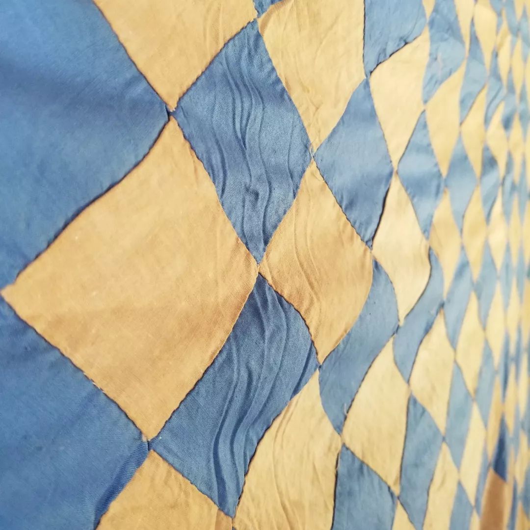 Squares on Point Quilt Top