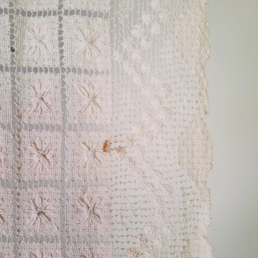 Hand Worked Lace Runner