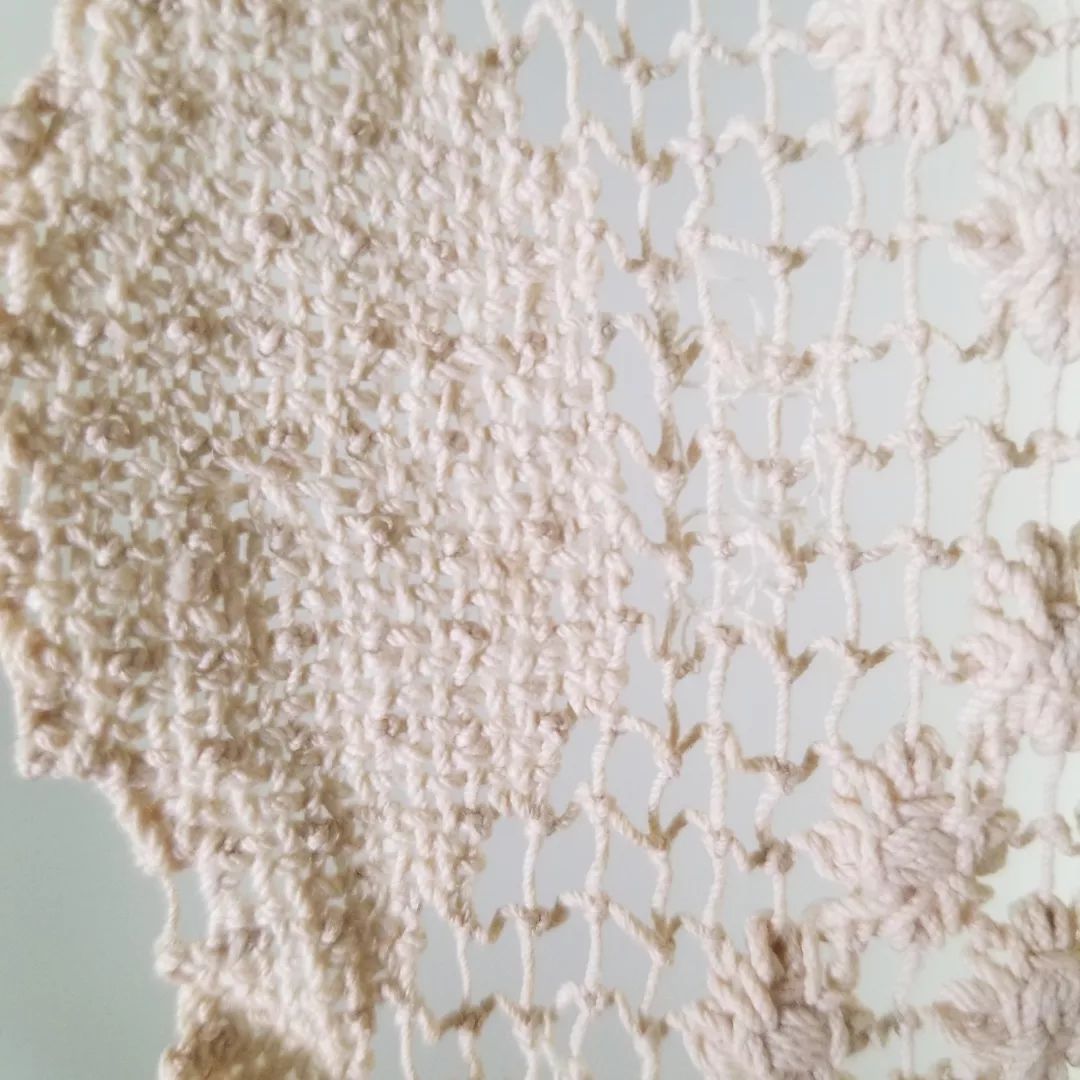 Hand Worked Lace Runner