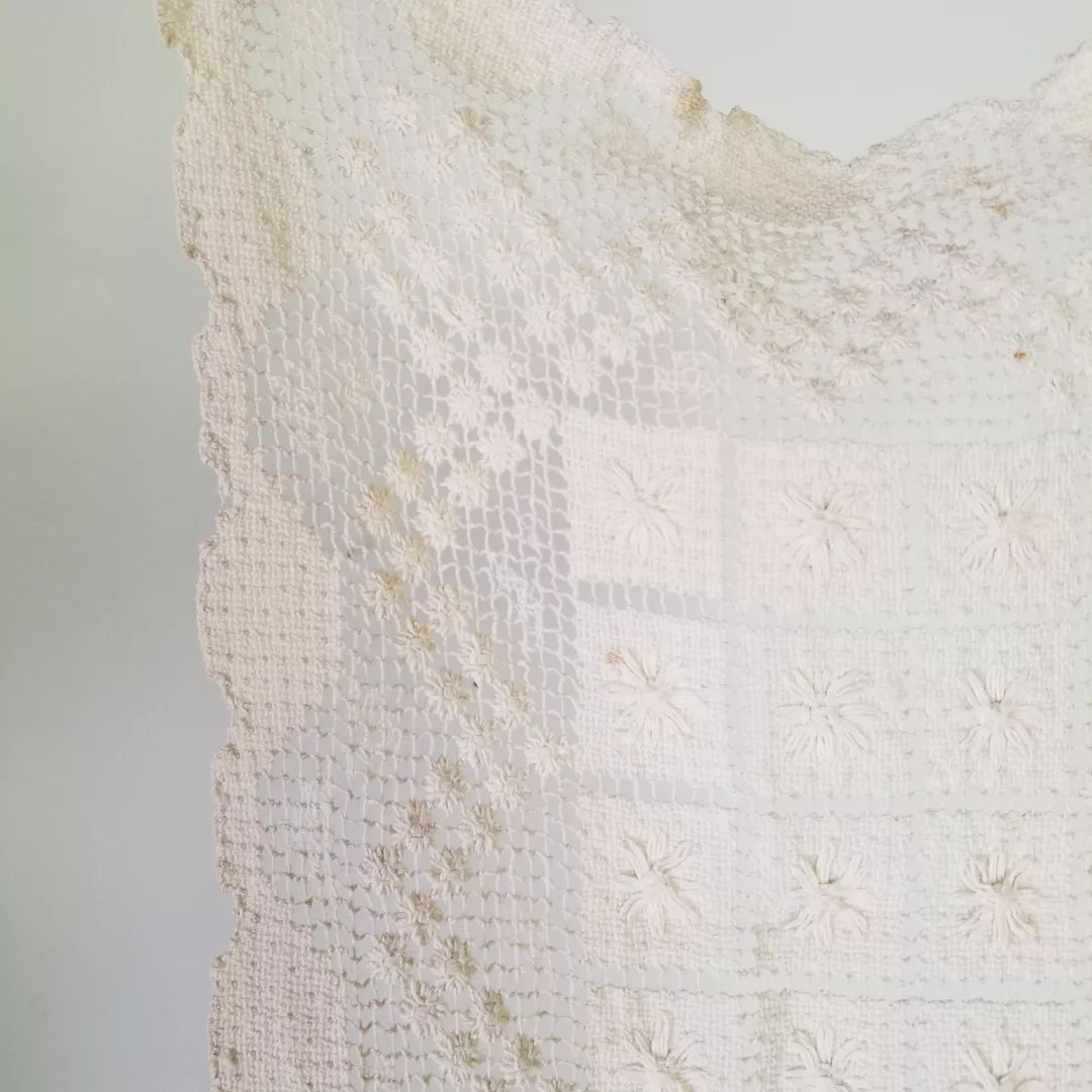 Hand Worked Lace Runner