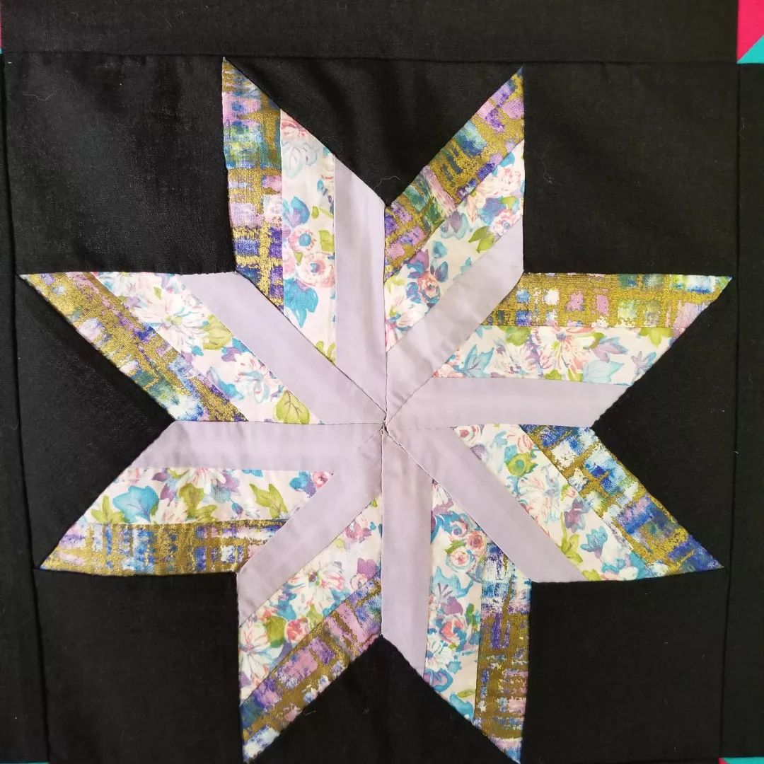 Contemporary Star Quilt Top