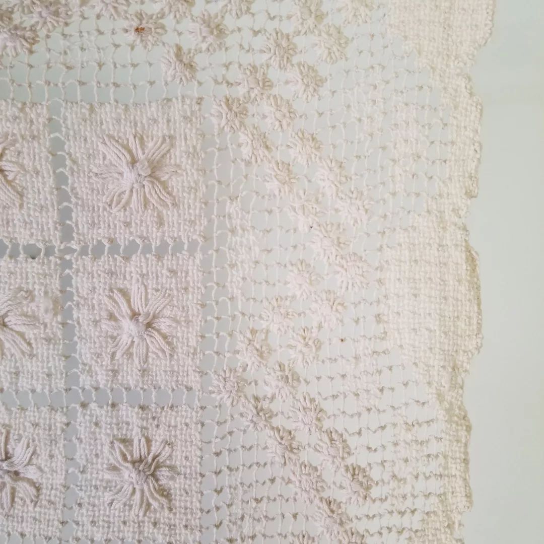 Hand Worked Lace Runner