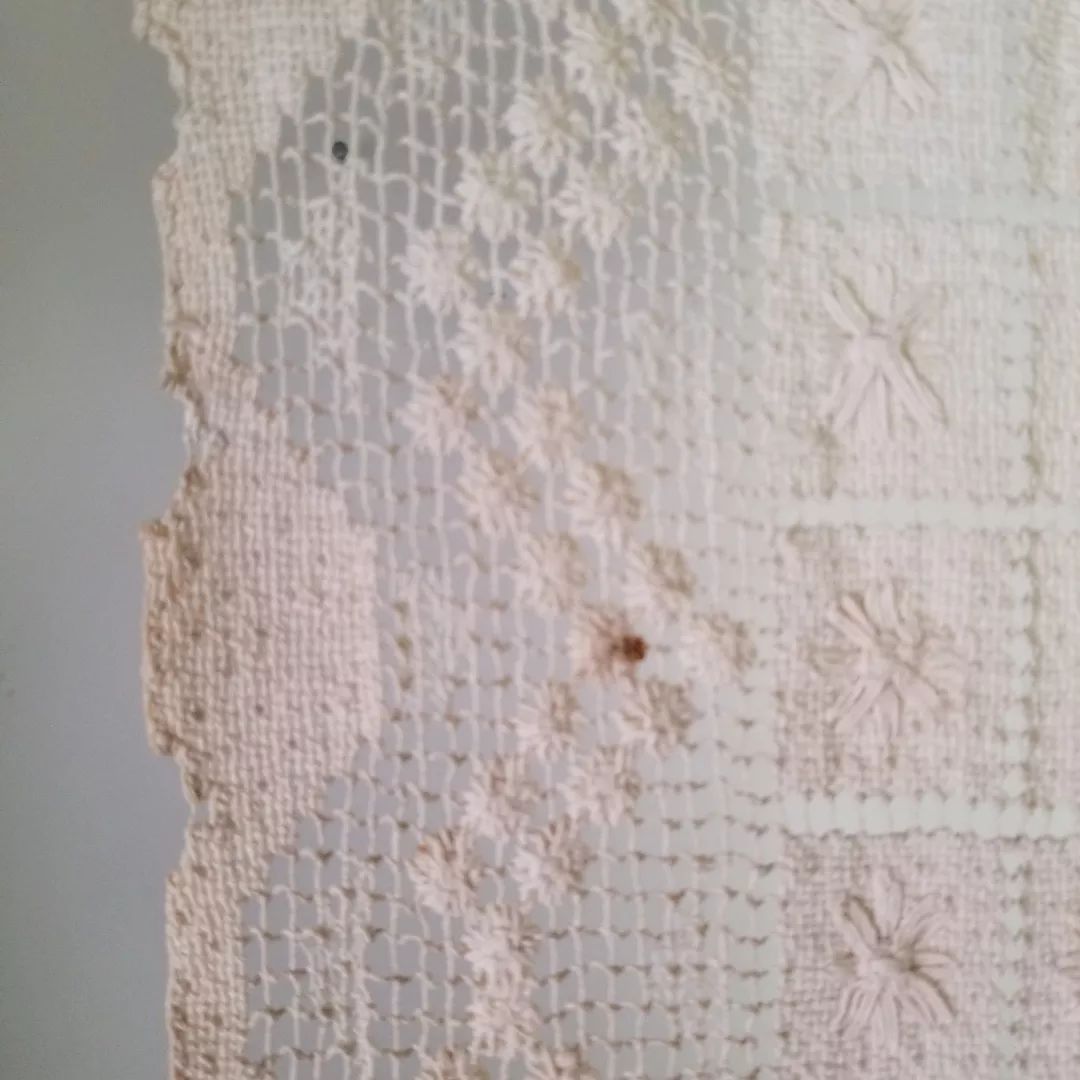 Hand Worked Lace Runner