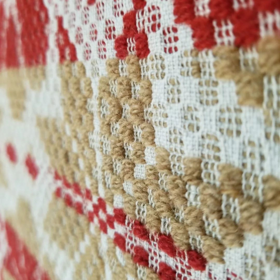 Overshot Wool Coverlet