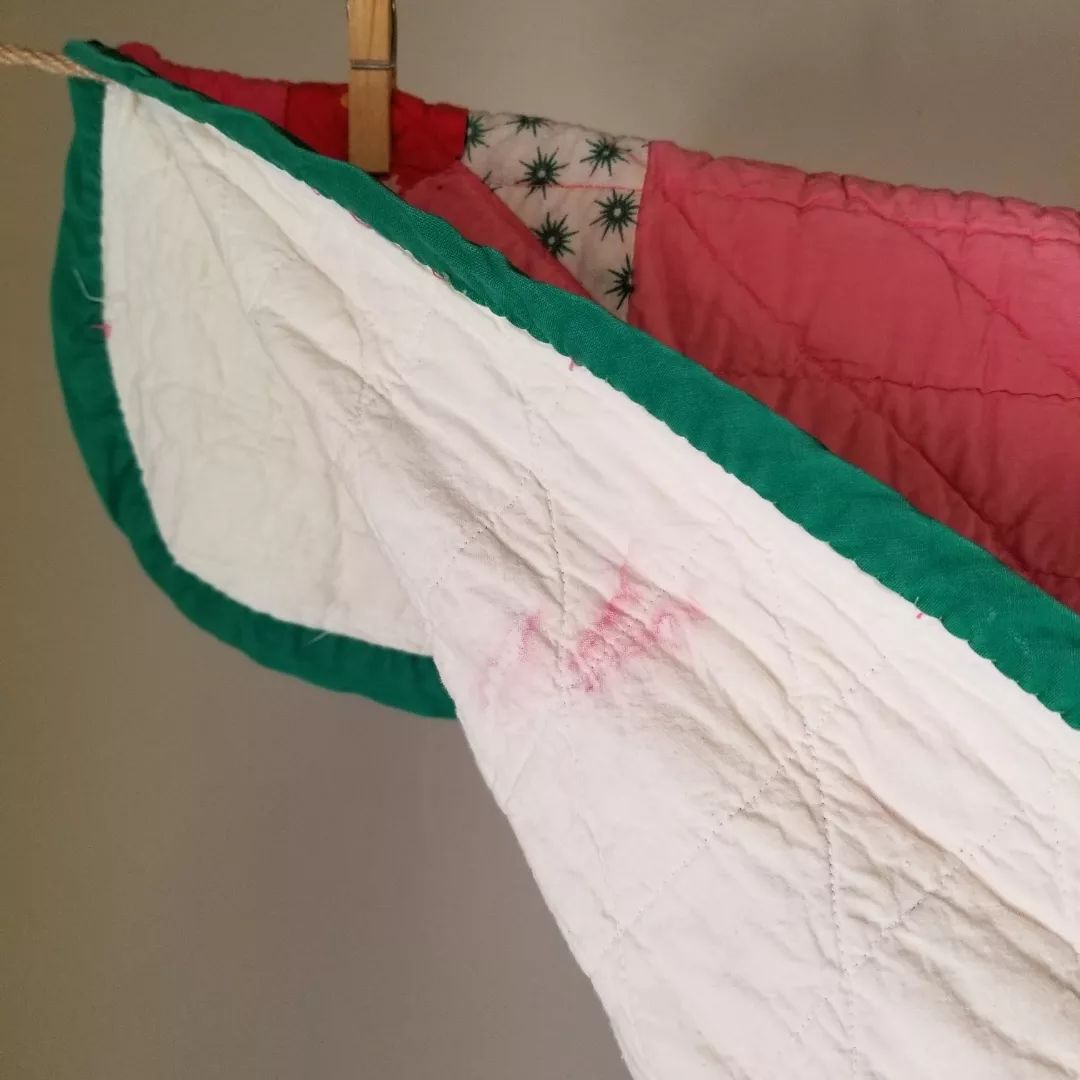 Pink 8 Point Star Quilt