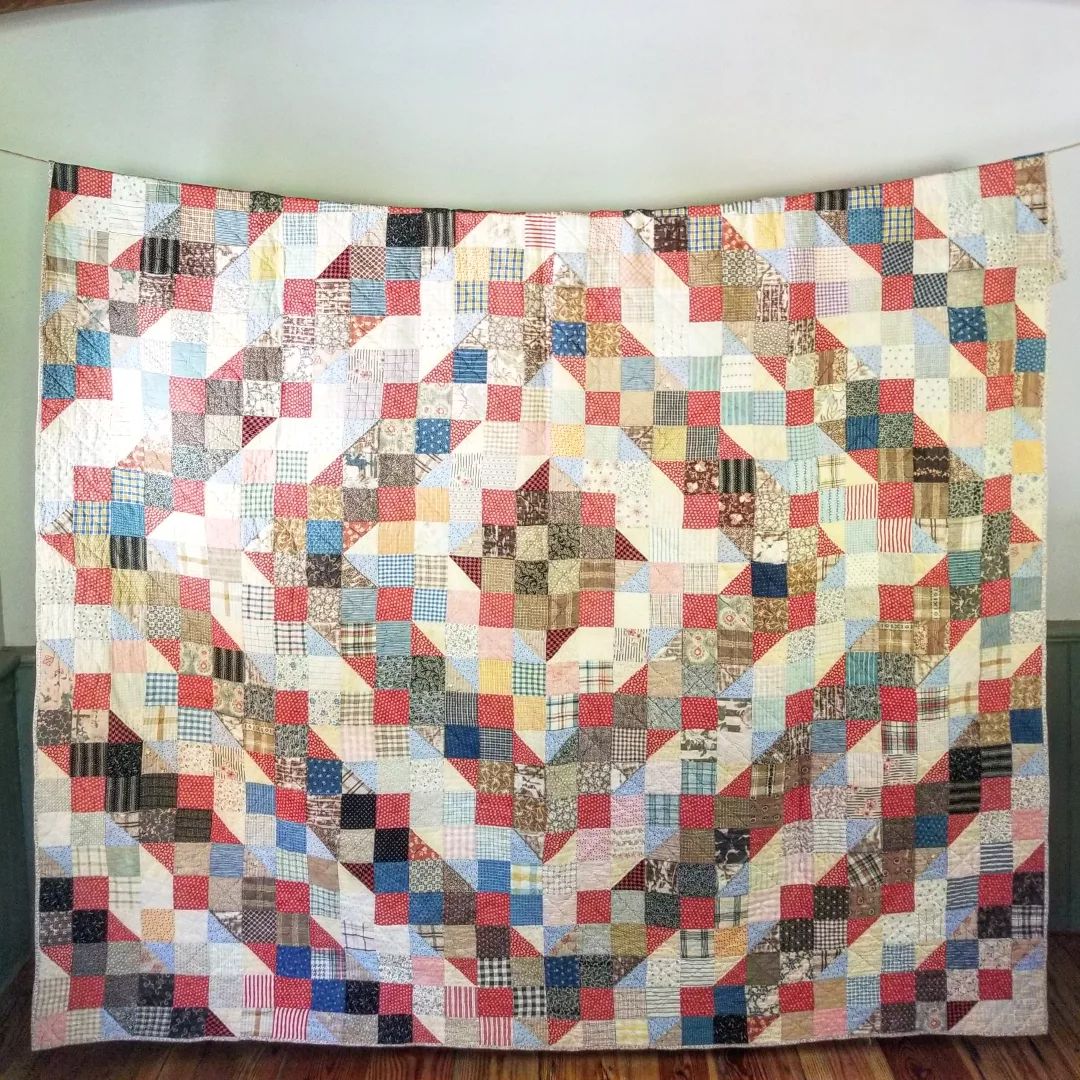 Perkiommen Valley Split 9 Patch Quilt