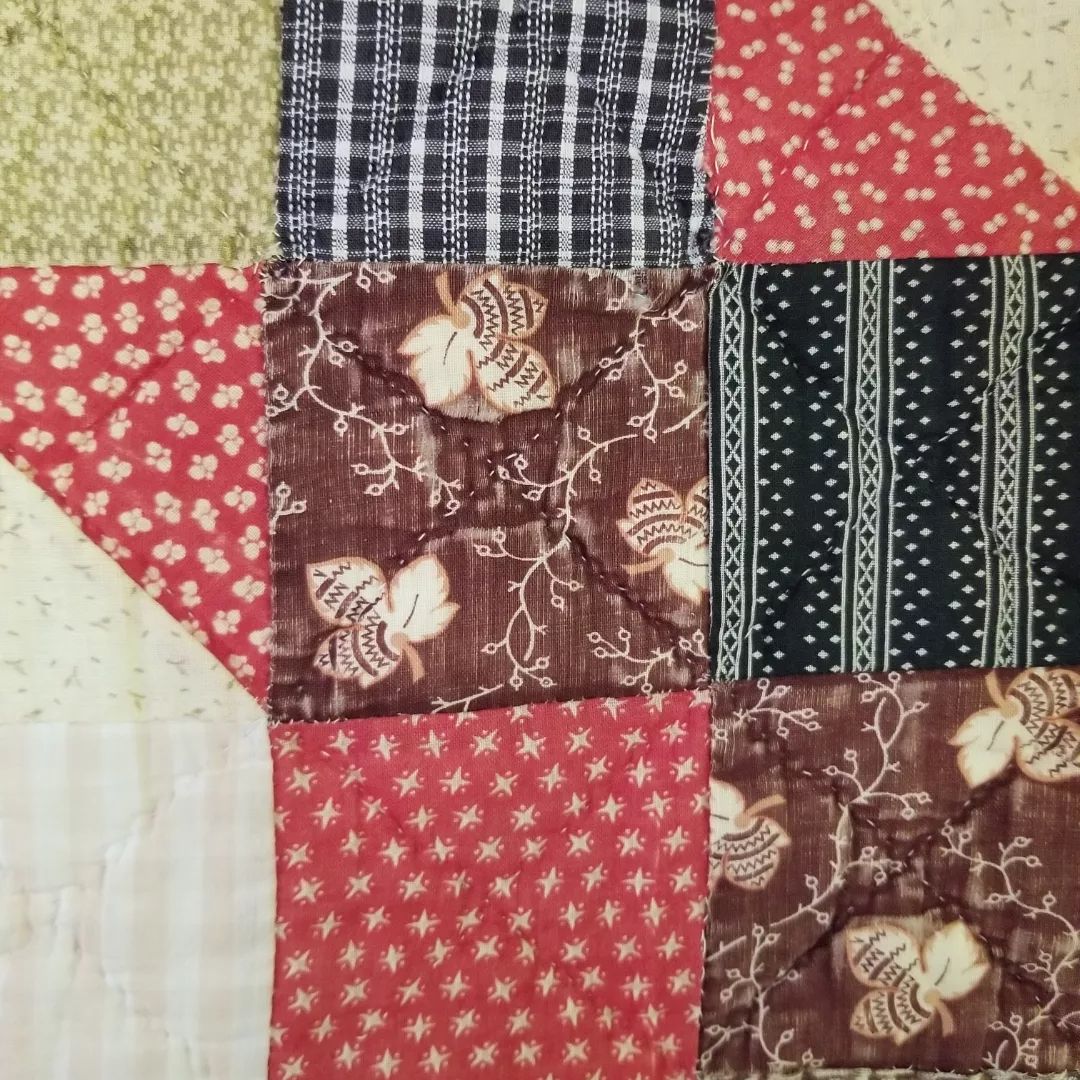 Perkiommen Valley Split 9 Patch Quilt