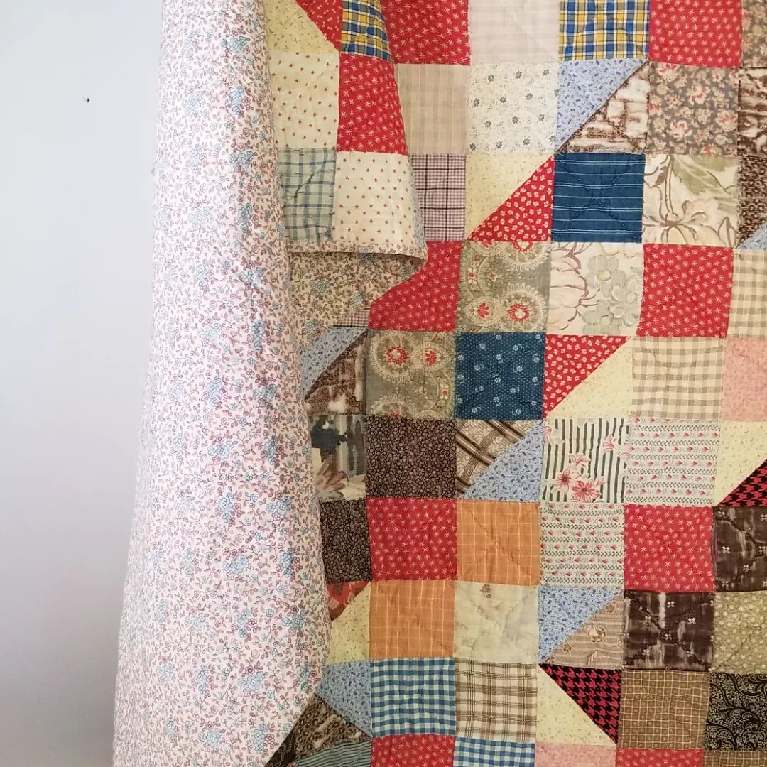 Perkiommen Valley Split 9 Patch Quilt
