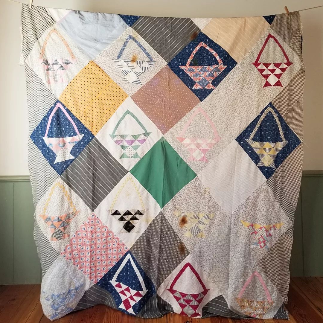 Imperfect Baskets Quilt Top