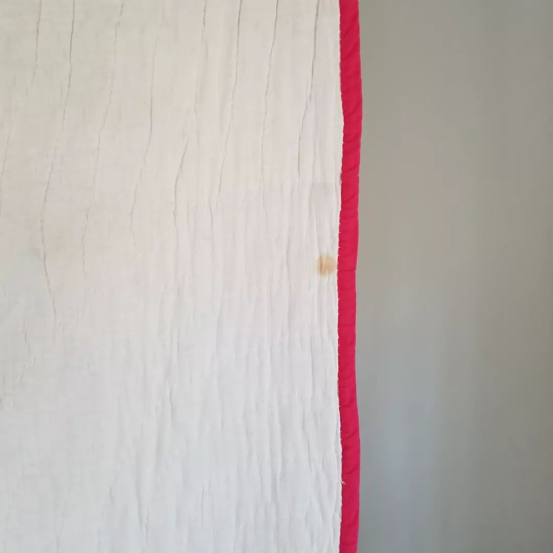 Red Sashed Scrappy Quilt