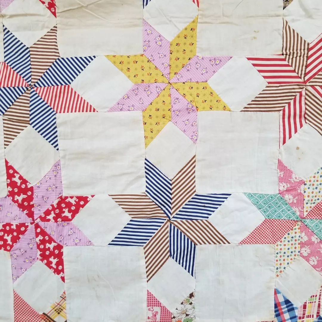 8 Point Star Quilt Top