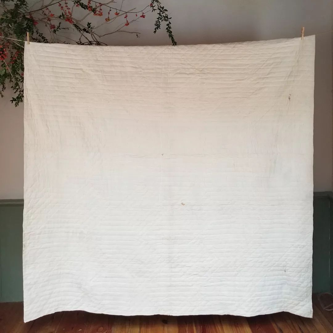 Double Pink Calico Quilt