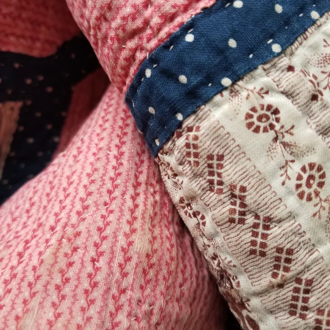 Double Pink Bear Paw Quilt