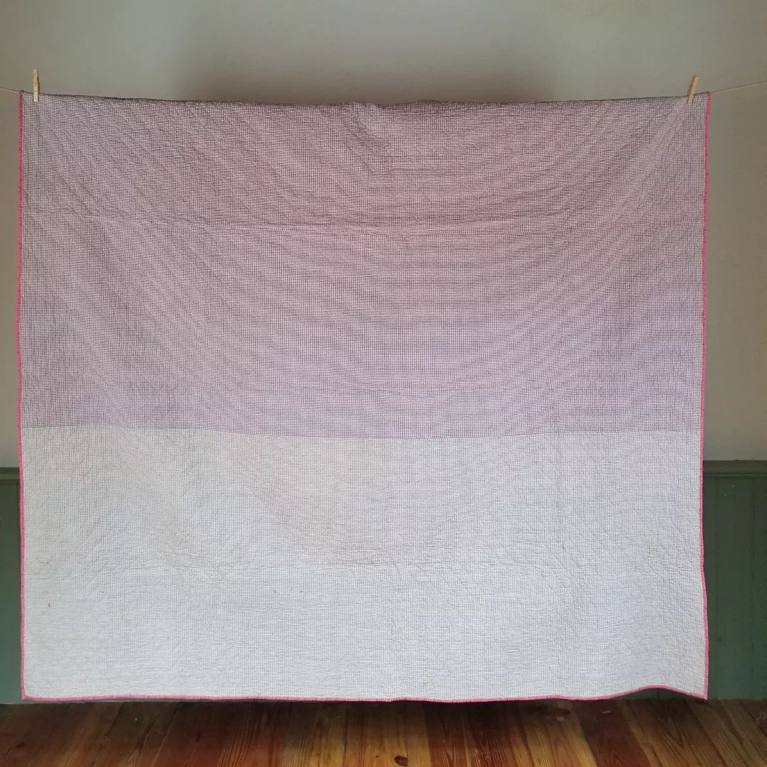 Green Nine Patch Quilt
