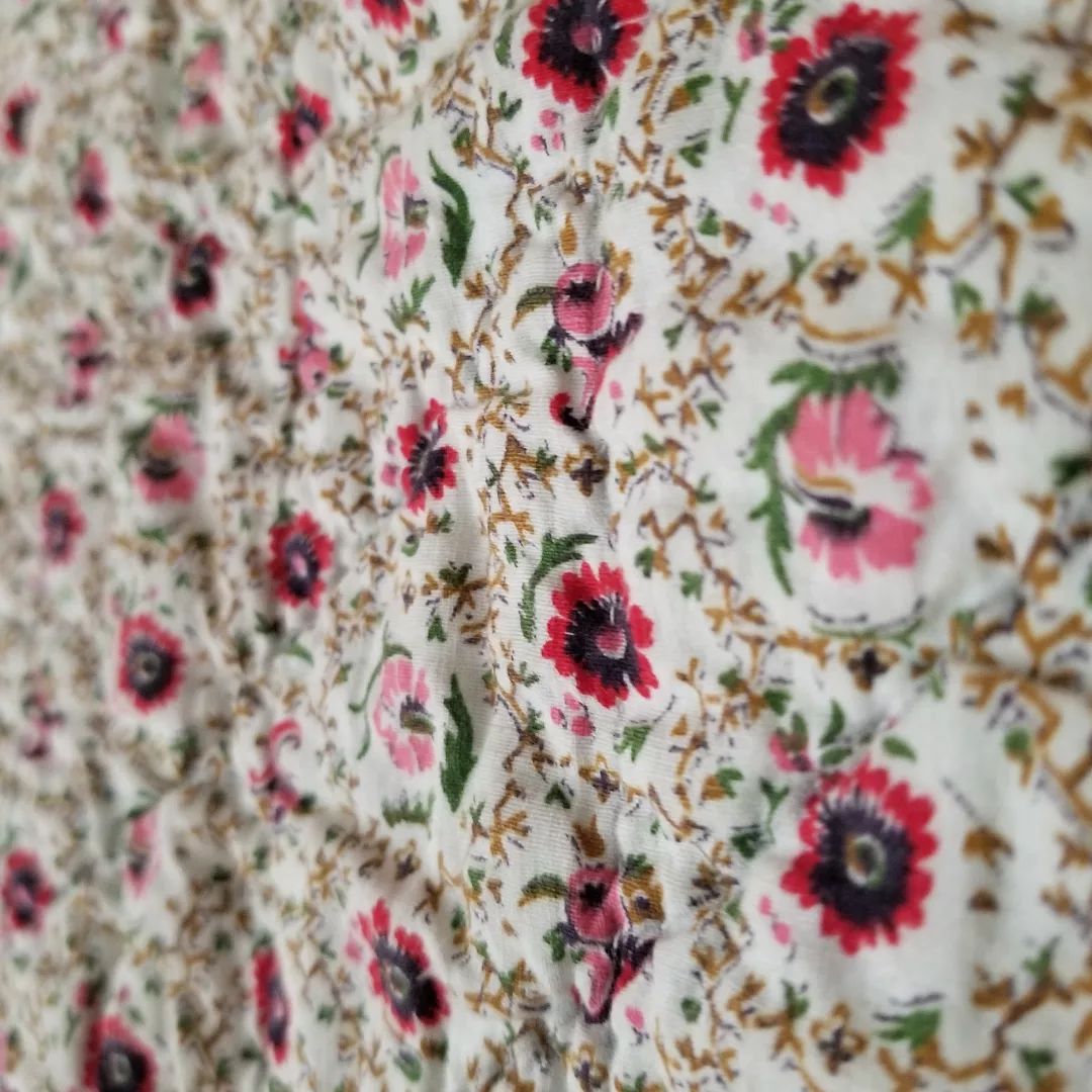Stunning Floral Lonestar Quilt