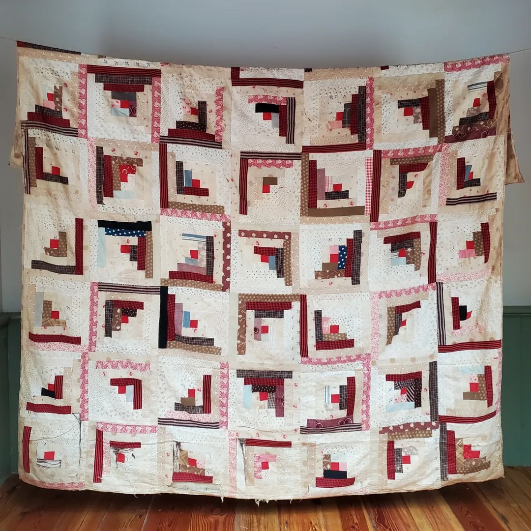 Log Cabin Coverlet