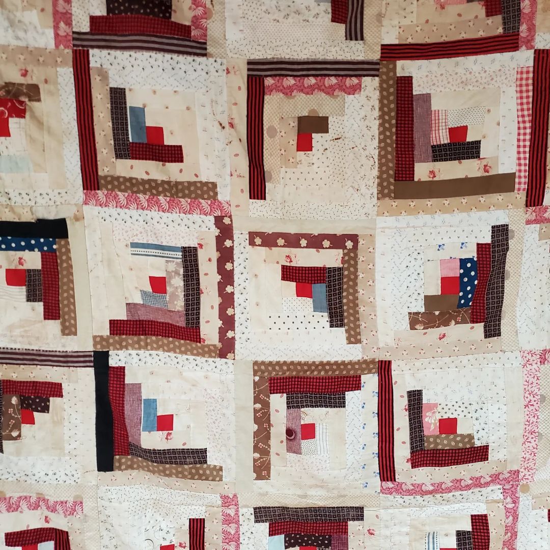 Log Cabin Coverlet