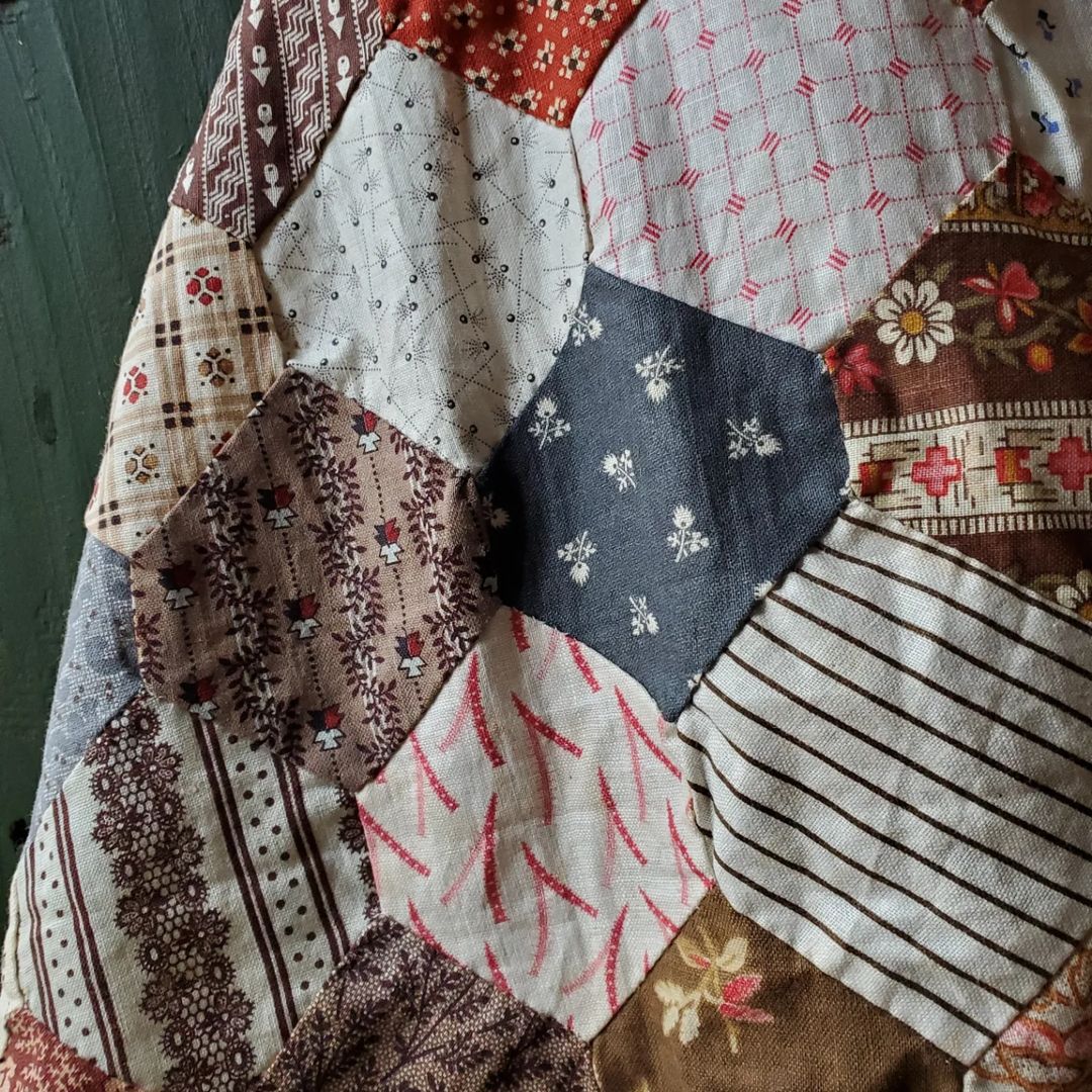 Hexagon Quilt Top Section
