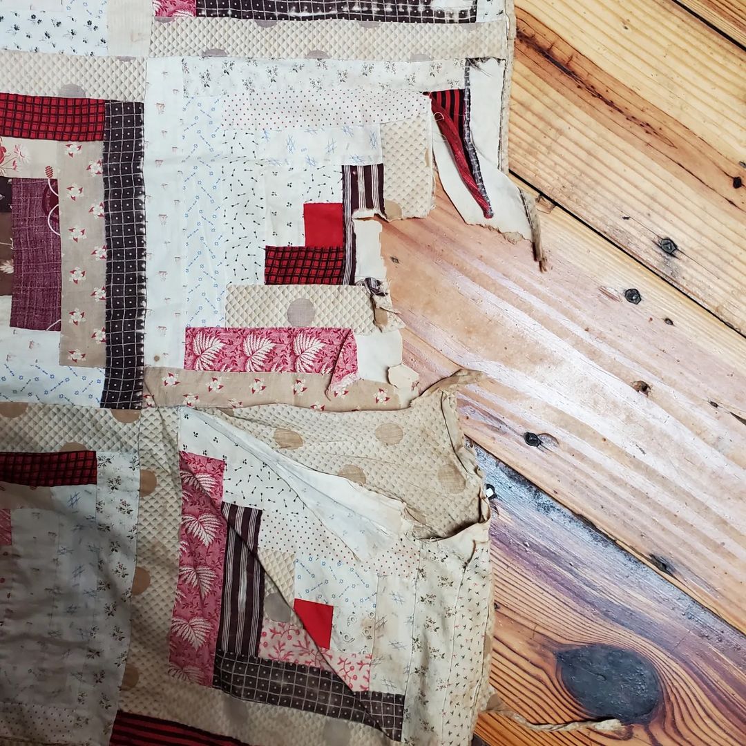 Log Cabin Coverlet