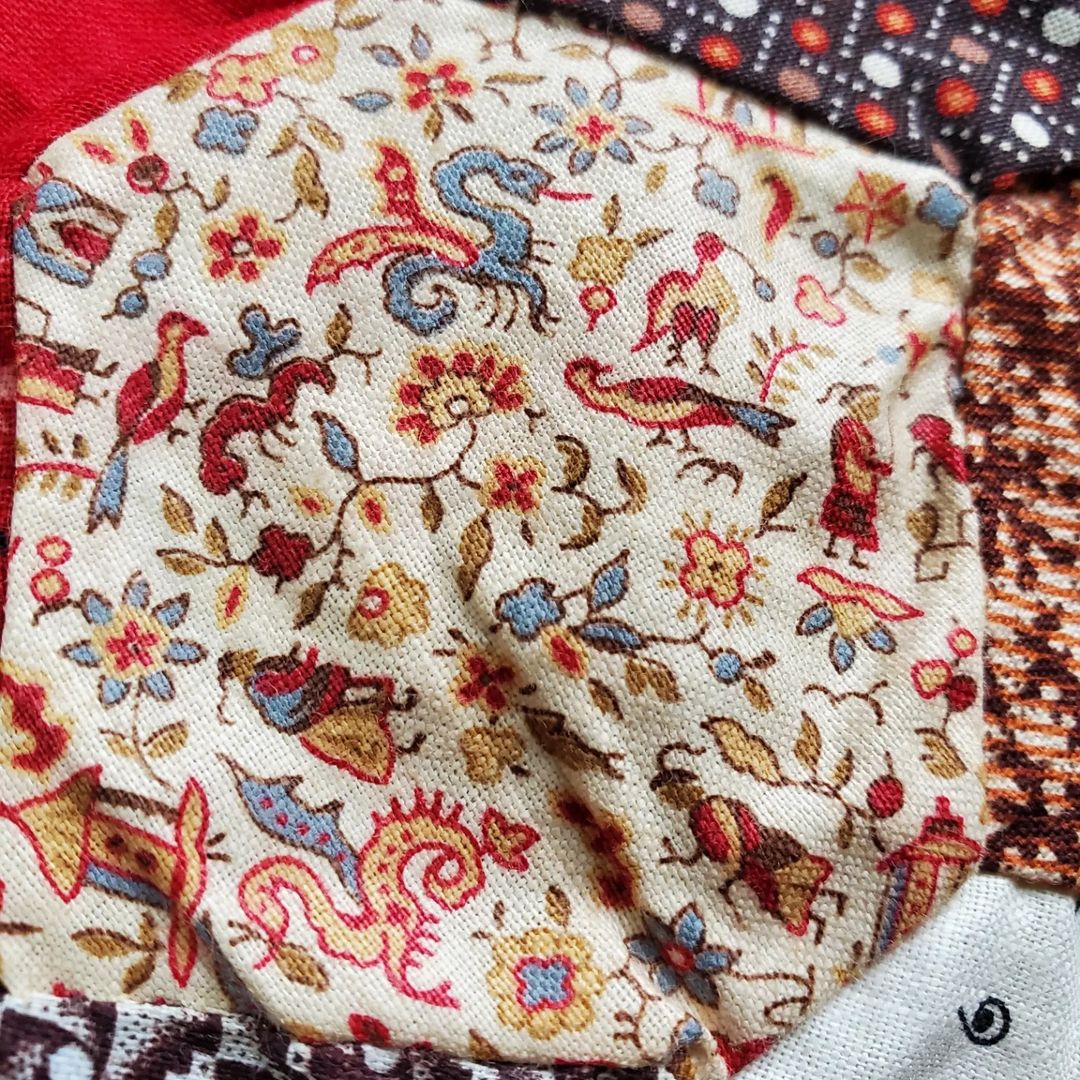 Hexagon Quilt Top Section