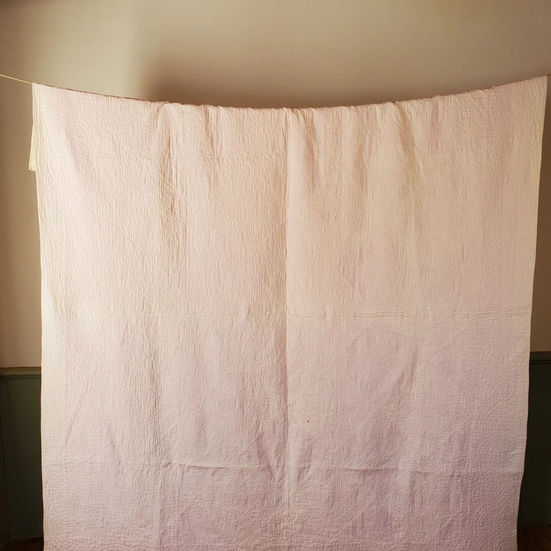 Pink Capital T Quilt