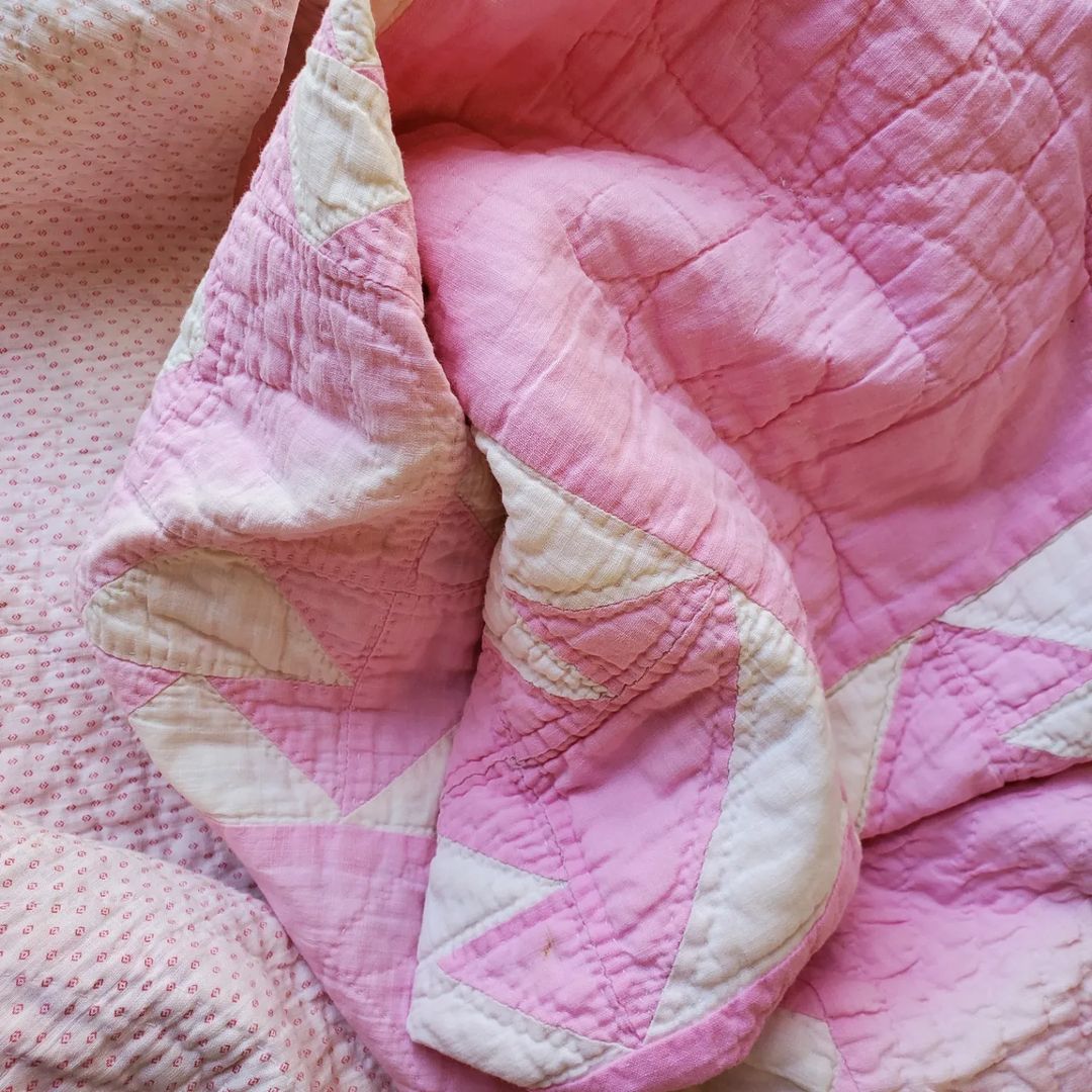 Pink Capital T Quilt