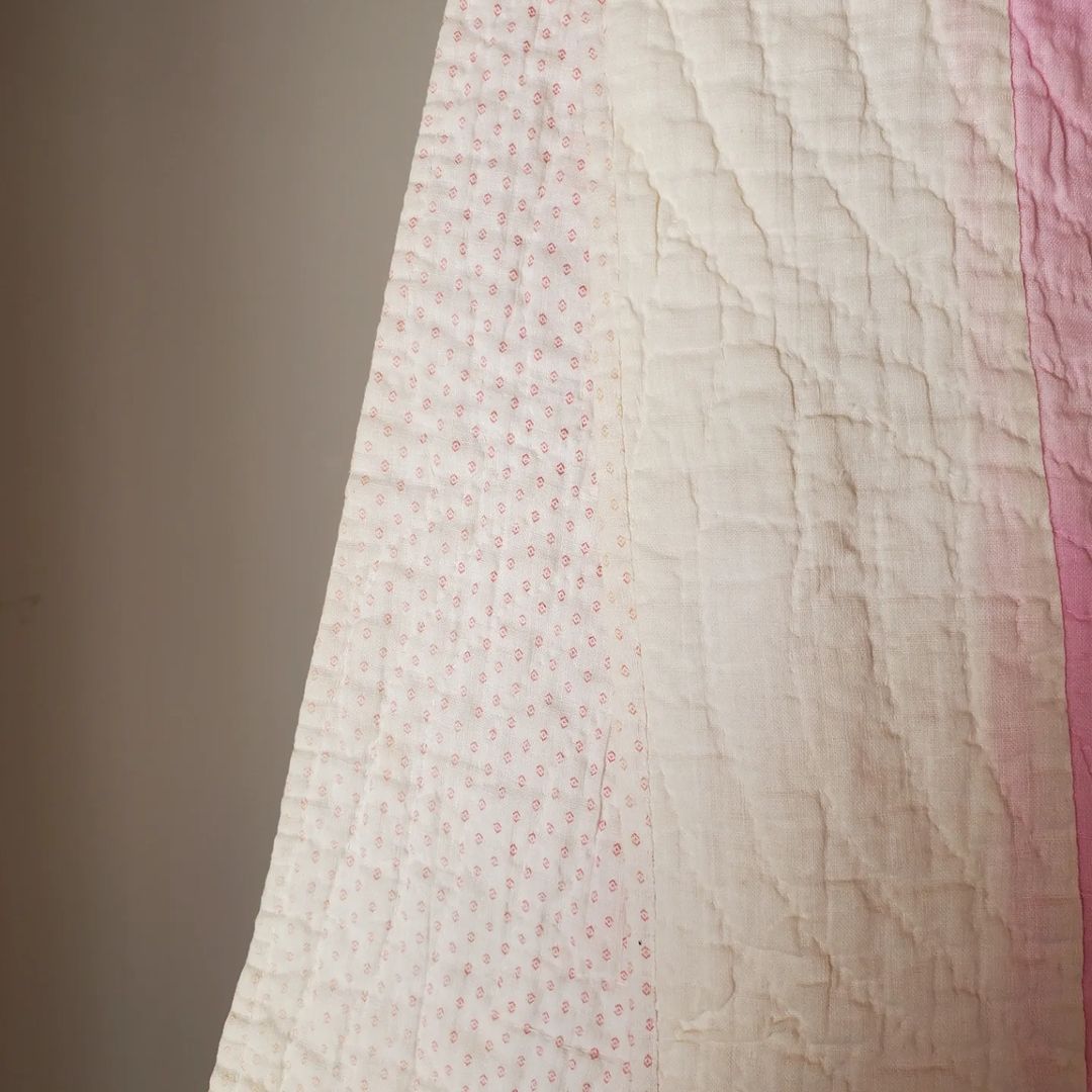 Pink Capital T Quilt