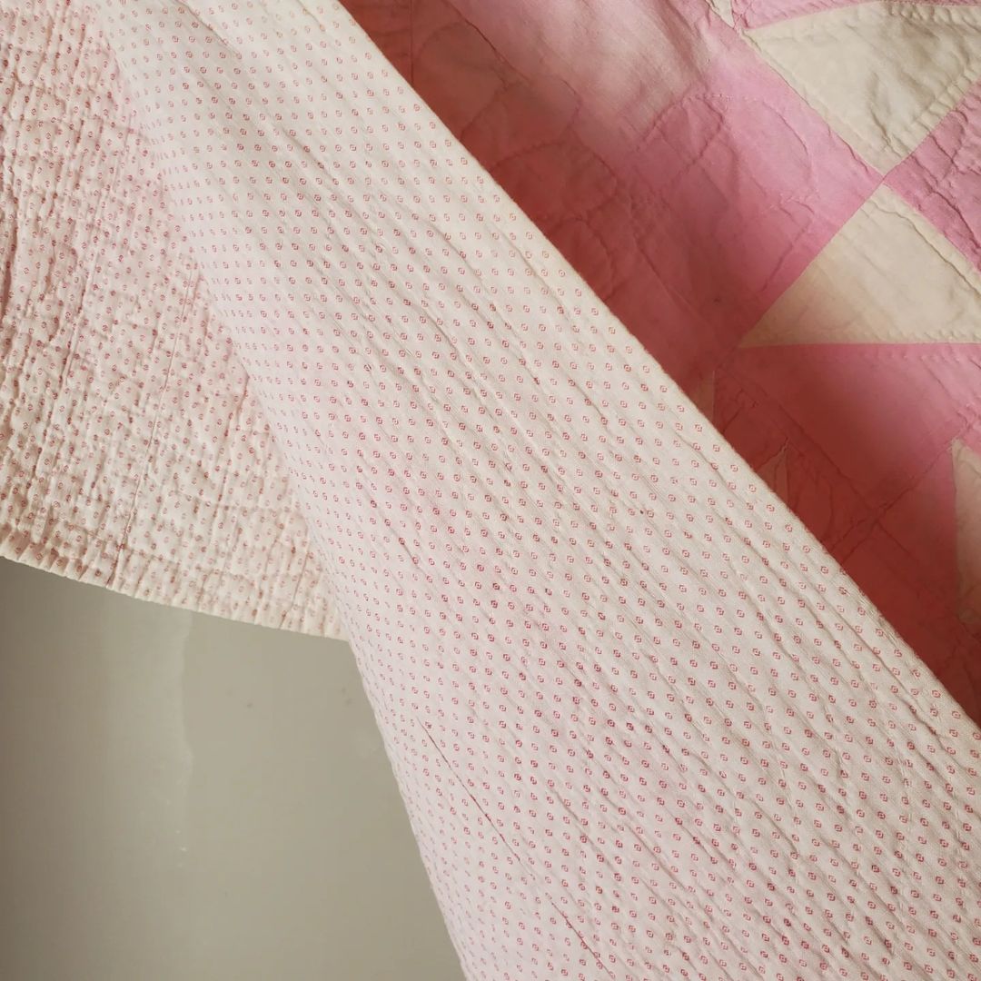 Pink Capital T Quilt