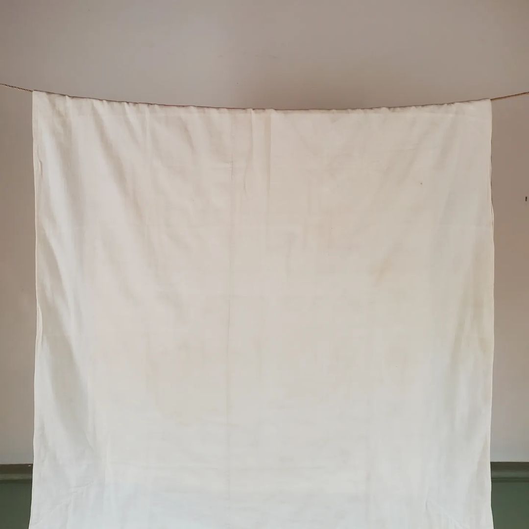 Blue Work Crib Quilt