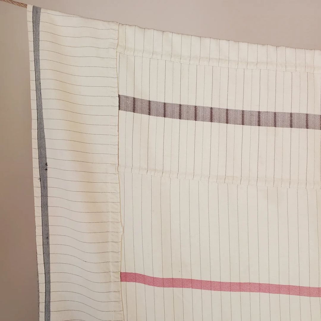 Second European Wool Coverlet, Reds