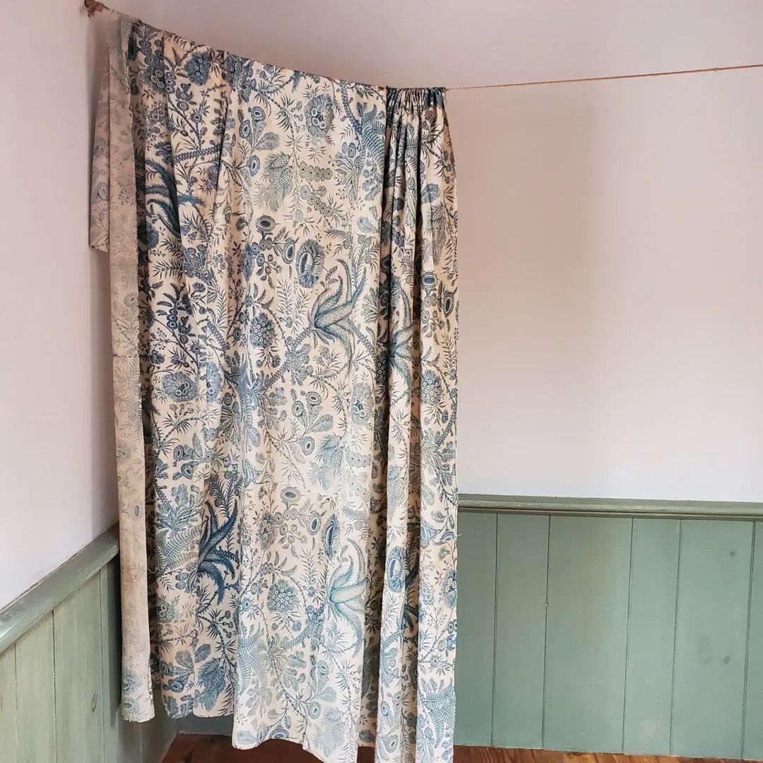 China Blue Quilt Top Coverlet
