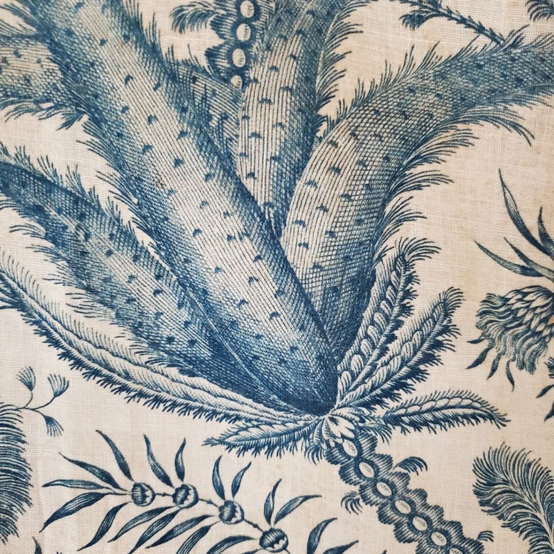 China Blue Quilt Top Coverlet